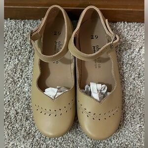 Adelisa & Co. Cosecha Mary Jane Leather Shoes Girl’s Size 11.5 (29) in Birch